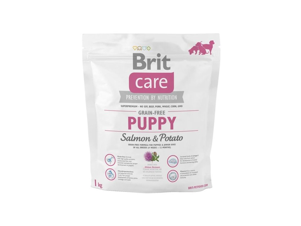 Brit Care Grain Free Dog Puppy Salmon & Potato 1 kg