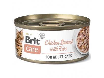 Brit Care Cat konz. Chicken Breast with Rice 70 g