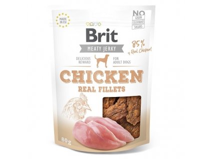 Brit Jerky Chicken Fillets 80g