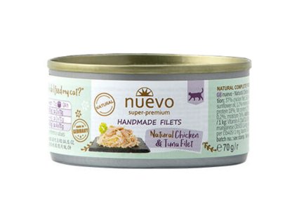Nuevo kočka Handmade kuře s tuňákem konz. 70g