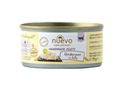 Nuevo kočka Handmade Pure kuře v želé konz. 70g