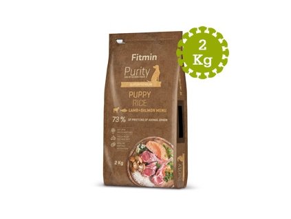 Fitmin dog Purity Rice Puppy Lamb&Salmon 2kg