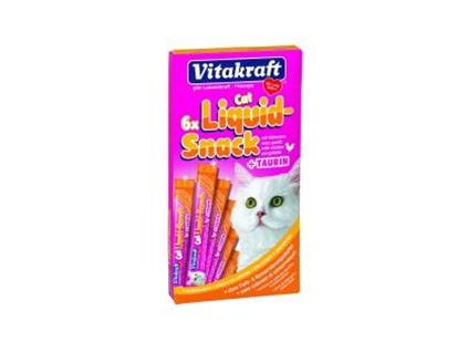 Vitakraft snack cat Liguid taurin/kuře 6 x 15 g