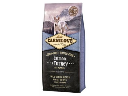 Carnilove Dog Puppy Salmon & Turkey Grain Free 12 kg