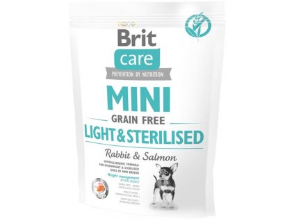 Brit Care Dog Mini Grain Free Light & Sterilised 0,4 kg