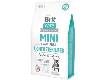 Brit Care Dog Mini Grain Free Light & Sterilised  2 kg
