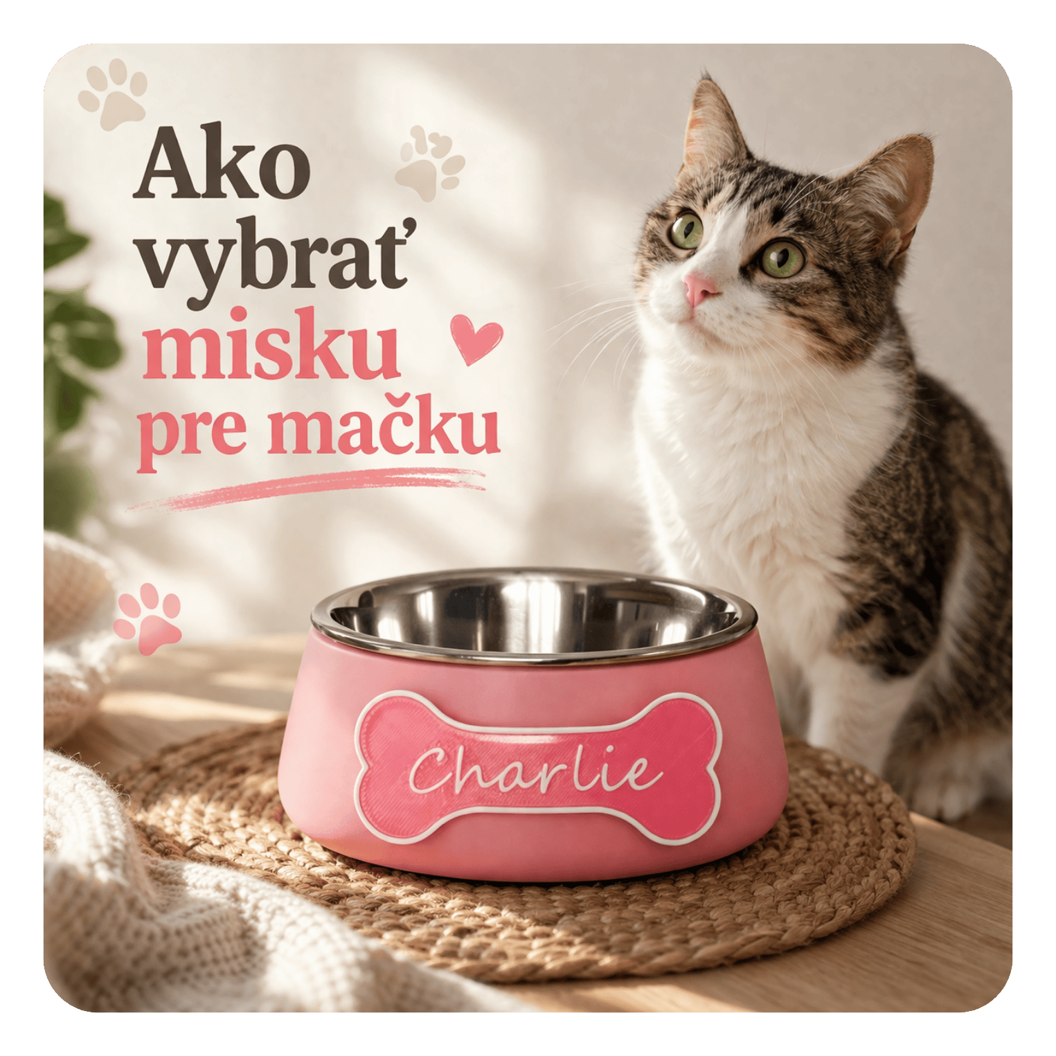 Ako vybrať misku pre mačku: tvar, veľkosť a pohodlie pri jedení