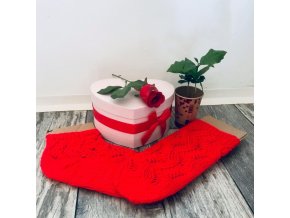 ponožky červené kraj