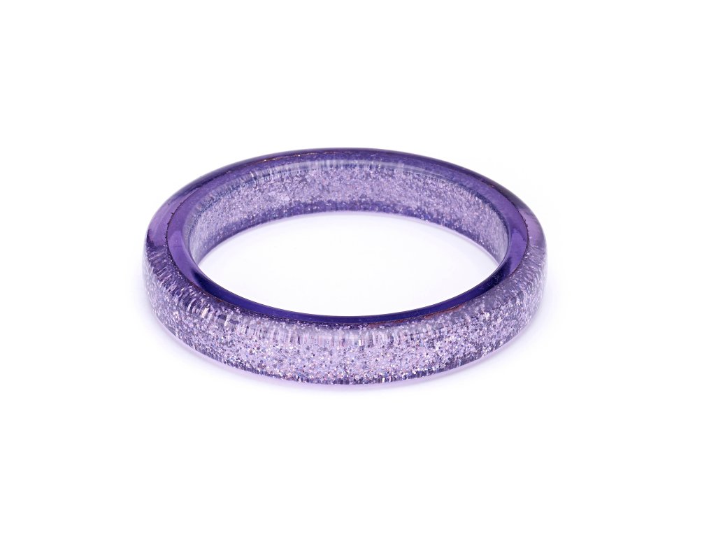 Splendettevintageinspired1950spinupstyleLilacGlitterBangle (1)