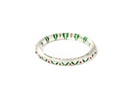 Splendette Valentine s Jewellery Narrow Lover s Knot Bangle