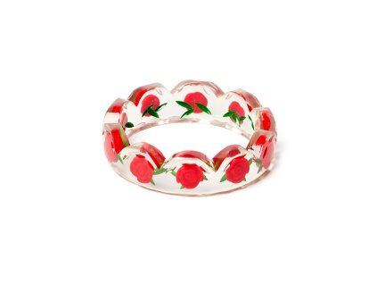 Splendette Valentine s Jewellery Scalloped Lover s Knot Bangle