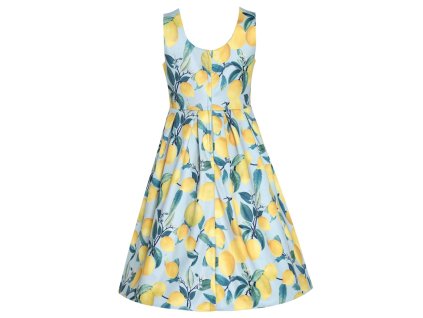 kids summer lemon swing dress K950 60 BACK 465509 1800x1800
