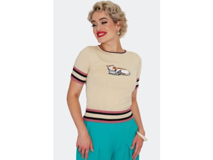 Svetřík Cat Asleep On A Book