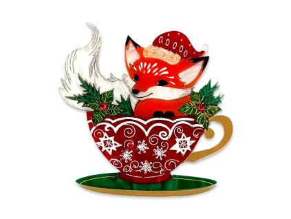 Brož Snowflake Whisker