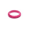 HEAB19 02M Midi Iris Pink Heavy Carve Fakelite Bangle