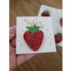 Mini brož Strawberry