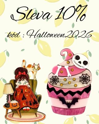 👻 Halloween se blíží 🎃 a já mám pro vás milé překvapení...slevu 10% na naši halloweenskou kolekci... 🍋 použijte kód...