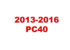 2013 - 2016 PC40