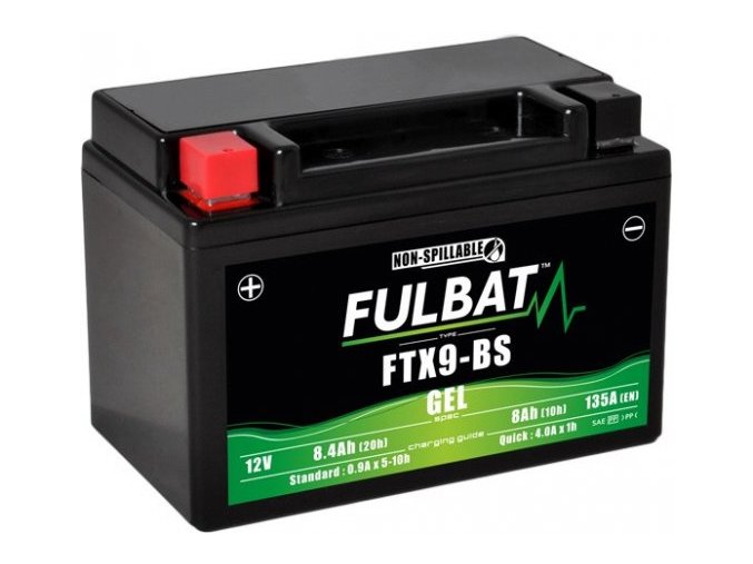 Gelový akumulátor FULBAT FTX9 BS GEL (YTX9 BS GEL)