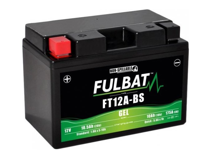 Gelový akumulátor FULBAT FT12A BS GEL (YT12A BS GEL)