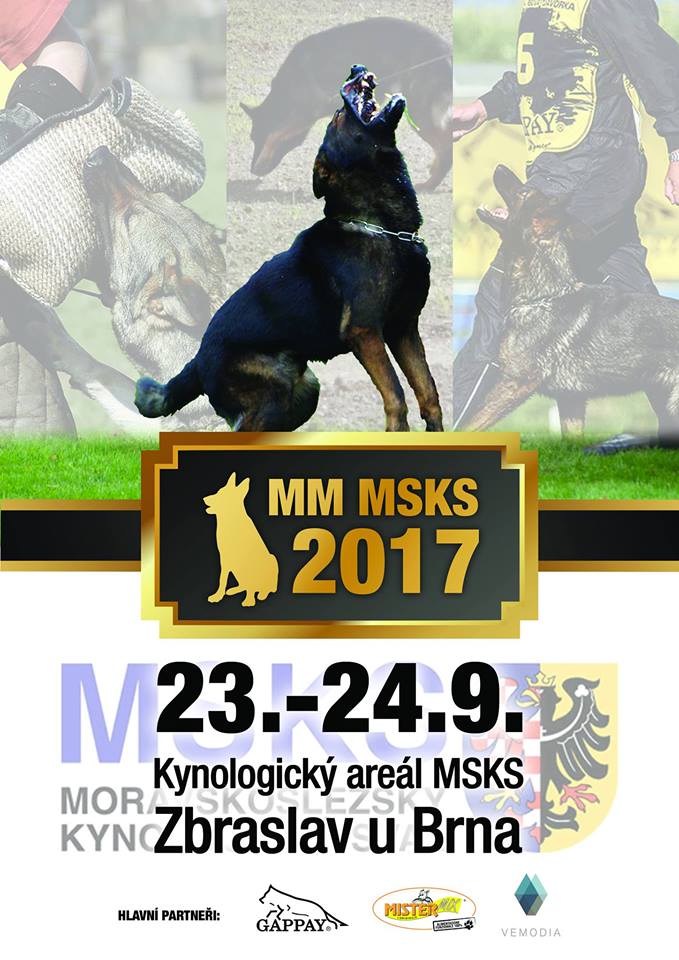 MEZINÁRODNÍ MISTROVSTVÍ MSKS 2017 Zbraslav – IPO 1 / IPO 3