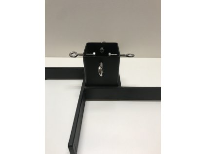 Stojan pod stromeček kovový loft černý DM Dalkow