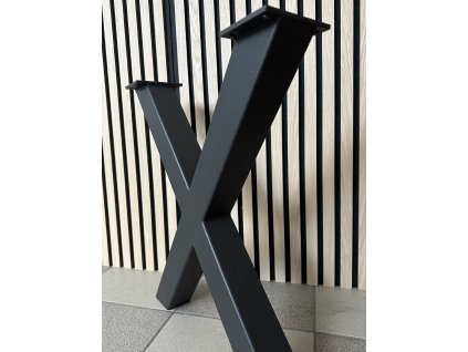 Sada nohou ke stolu DMBAU X-50 Černá V-50 cm, profil 50x50