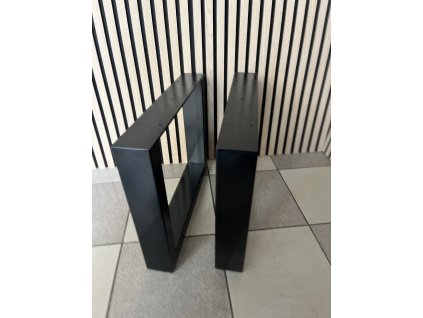 Kovové nohy na lavici 40x50 cm loft industria, Kovové podnože na lavici 40