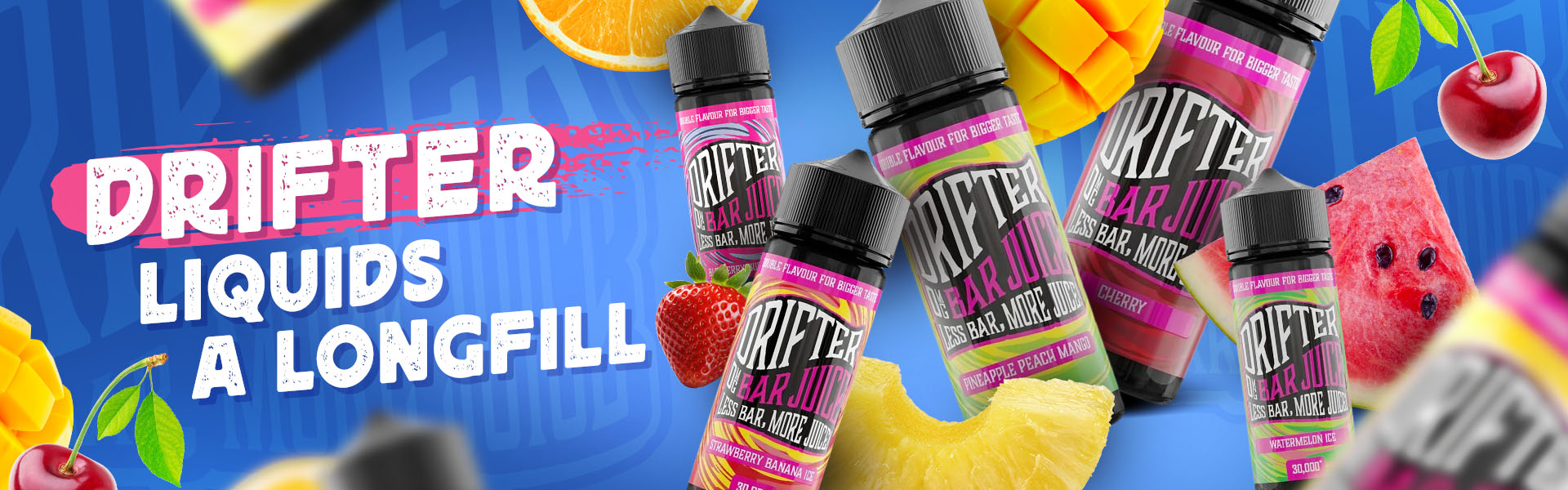 Drifter e-liquidy & longfill – intenzívna chuť pre každý pod aj mod