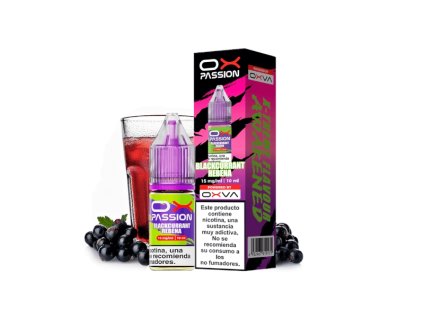 Oxva OX Passion Salts Blackcurrant Rebena 10ml (Nikotín: 15 mg, Příchuť ovocná)