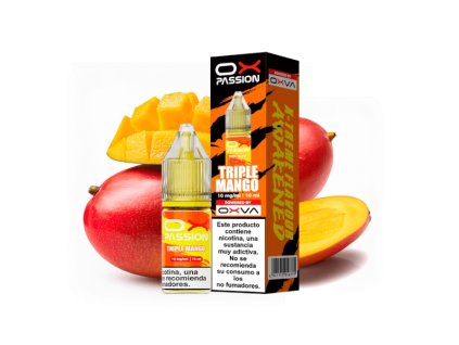 Oxva OX Passion Salts Triple Mango 10ml (Nikotín: 15 mg, Příchuť ovocná)