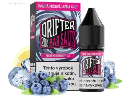 DRIFTER Bar Sour Blueberry Ice 10ml (Nikotín: 20 mg)