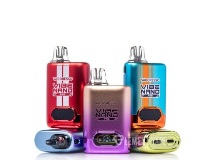 Vaporesso Vibe Nano Pod Kit 1100 mAh (Barva: Strawberry Pink, Bateria 1100 mAh)