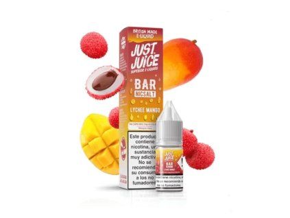 Just Juice Bar Salts Lychee Mango 10 ml – 20 mg (Nikotín: 20 mg)