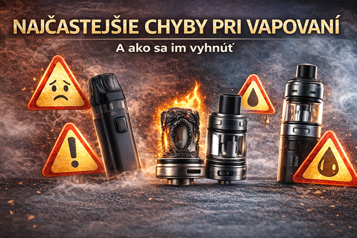 Najčastejšie chyby pri vapovaní (a ako sa im vyhnúť)