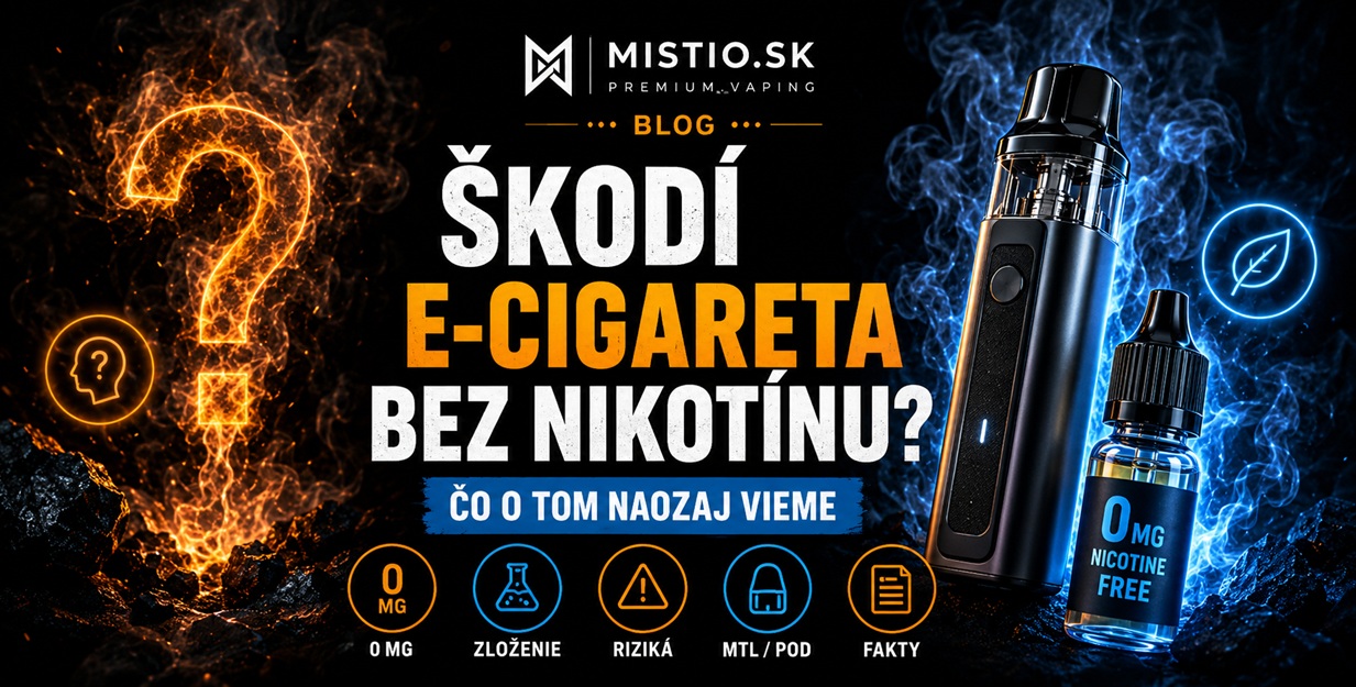 Škodí elektronická cigareta bez nikotínu?