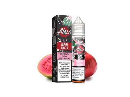 Aisu Salt E-liquid Pink Guava 10ml (Nikotín: 20 mg, Objem 10 ml, Príchuť ovocná)