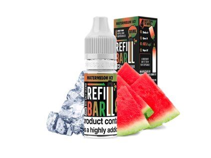 REFILL BAR Salts Watermelon Ice 10ml (Nikotín: 20 mg, Objem 10 ml)