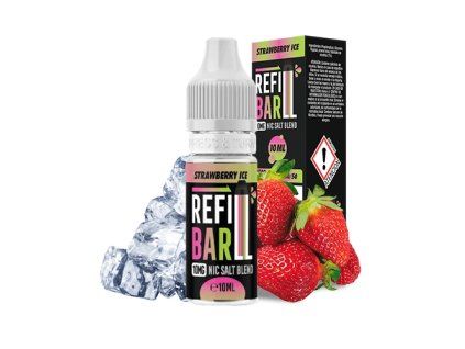 REFILL BAR Salts Strawberry Ice 10ml (Nikotín: 20 mg)