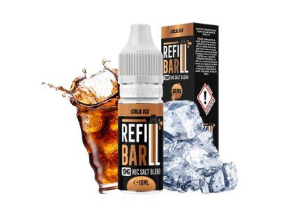 REFILL BAR Salts Cola Ice 10ml (Nikotín: 20 mg, Objem 10 ml)