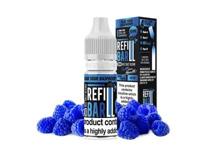 REFILL BAR Salts Blue Sour Raspberry 10ml (Nikotín: 20 mg, Objem 10 ml)