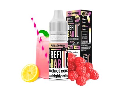 REFILL BAR Salts Pink Lemonade 10ml (Nikotín: 20 mg, Objem 10 ml, Príchuť nápojová)