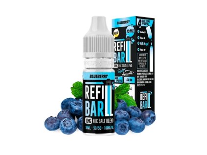 REFILL BAR Salts Blueberry 10ml (Nikotín: 20 mg, Objem 10 ml, Príchuť ovocná)