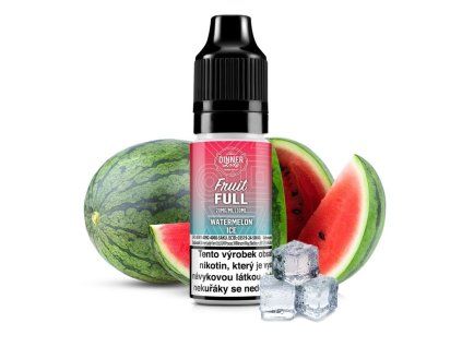 Dinner Lady Fruit FULL Salt Full Watermelon Ice 10ml (Nikotín: 20 mg, Objem 10 ml)