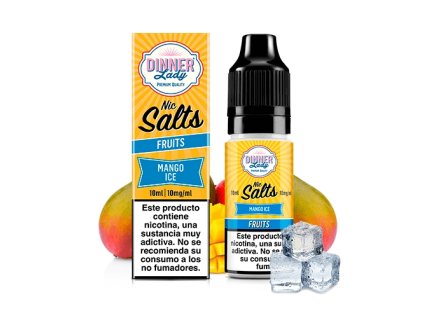 Dinner Lady Mango Ice 10 ml (Nikotín: 20 mg, Objem 10 ml, Príchuť ovocná)