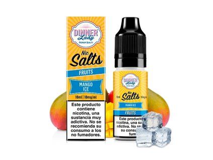 Dinner Lady Mango Ice 10 ml (Nikotín: 20 mg, Objem 10 ml)