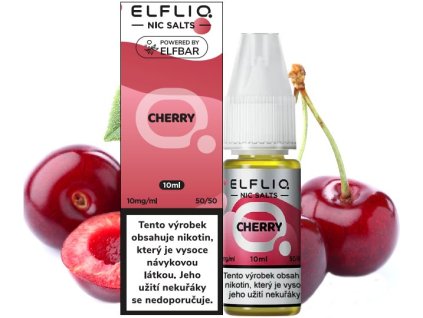 ELFLIQ Cherry 10 ml (Nikotín: 20 mg, Objem 10 ml, Príchuť ovocná)