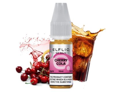 ELFLIQ Cherry Cola 10 ml (Nikotín: 20 mg, Objem 10 ml, Príchuť nápojová)