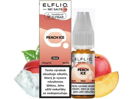 ELFLIQ Peach Ice 10 ml (Nikotín: 20 mg, Objem 10 ml, Príchuť ovocná)