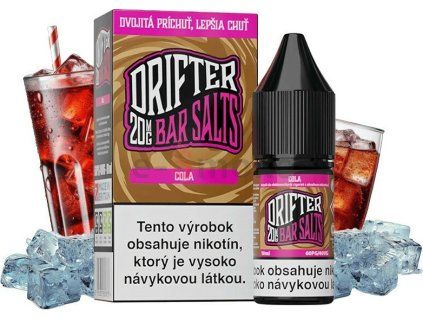 DRIFTER Bar Salt Cola 10ml (Nikotín: 20 mg, Objem 10 ml)